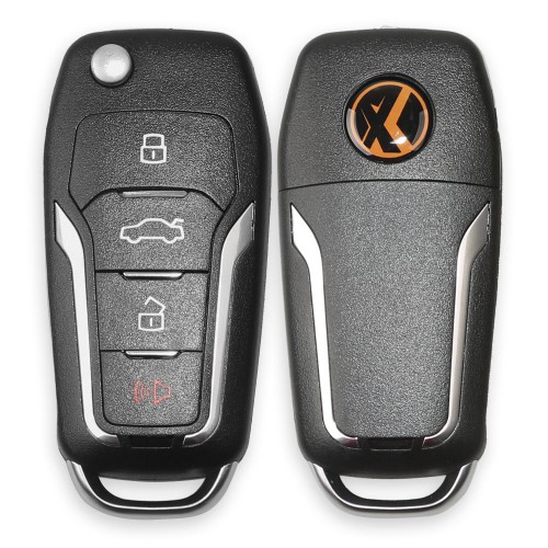 5pcs XHORSE XNFO01EN Universal Remote Car Key 4 Buttons Wireless For Ford