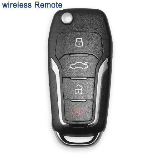 5pcs XHORSE XNFO01EN Universal Remote Car Key 4 Buttons Wireless For Ford
