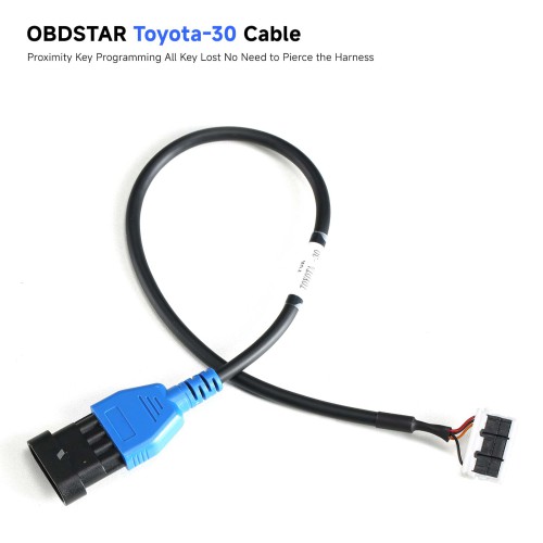 OBDSTAR Toyota-30 Cable Proximity Key Programming All Key Lost No Need to Pierce the Harness