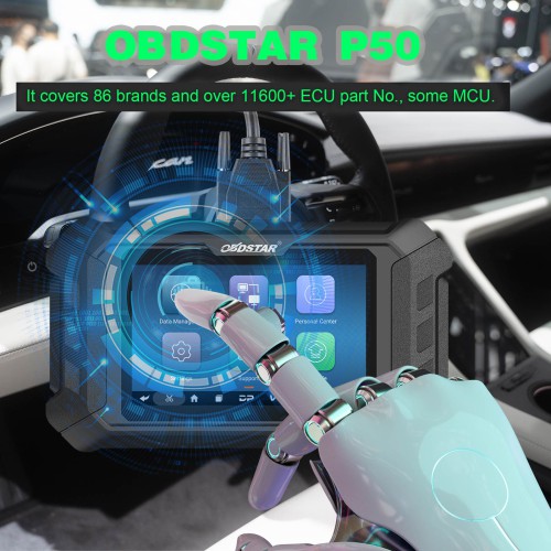 OBDSTAR P50 Airbag Reset Tool With CANFD Adapter Support CAN FD protocols