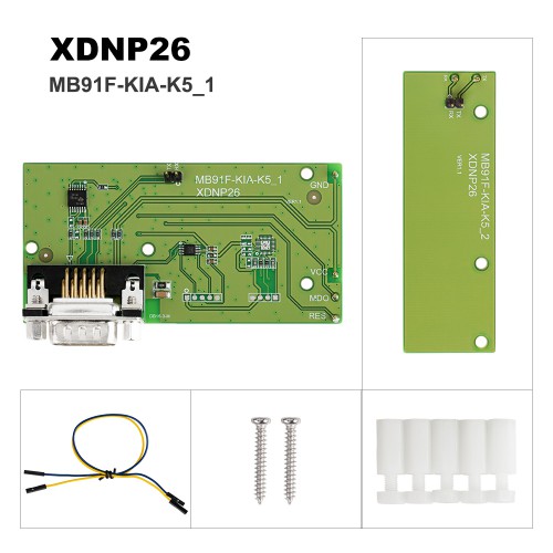 Xhorse XDNPP3 Solder-free Welding-free Adapters Honda Hyundai Kia 6-piece Set Work with VVDI MINI PROG, KEY TOOL PLUS