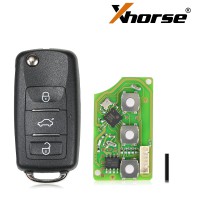 5pcs Xhorse XKB510EN Universal Remote Key B5 Type 3 Buttons for VVDI VVDI2 Key Tool