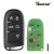 5pcs Xhorse XSJP01EN XM38 Smart Remote Key for Jeep Type 5 Buttons