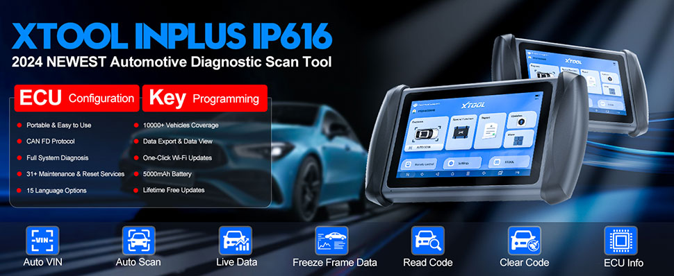 XTOOL InPlus IP616 Car Scanner-1