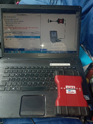 How to fix the laptop wont connect to Ford VCM 1