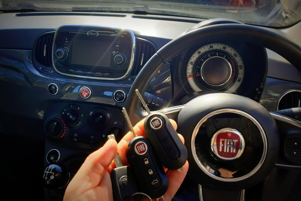 Autel IM508 adds remote key to 2016 FIAT 500