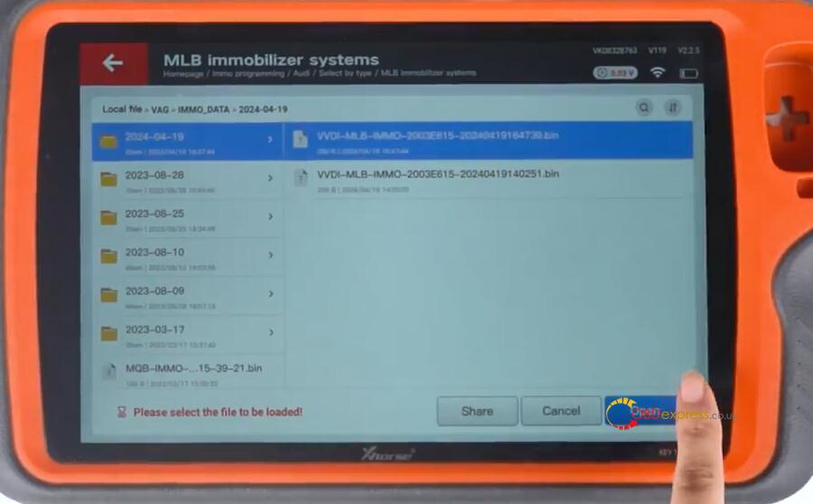 Xhorse MLB Tool and Key Tool Plus Programming Audi A4L Key